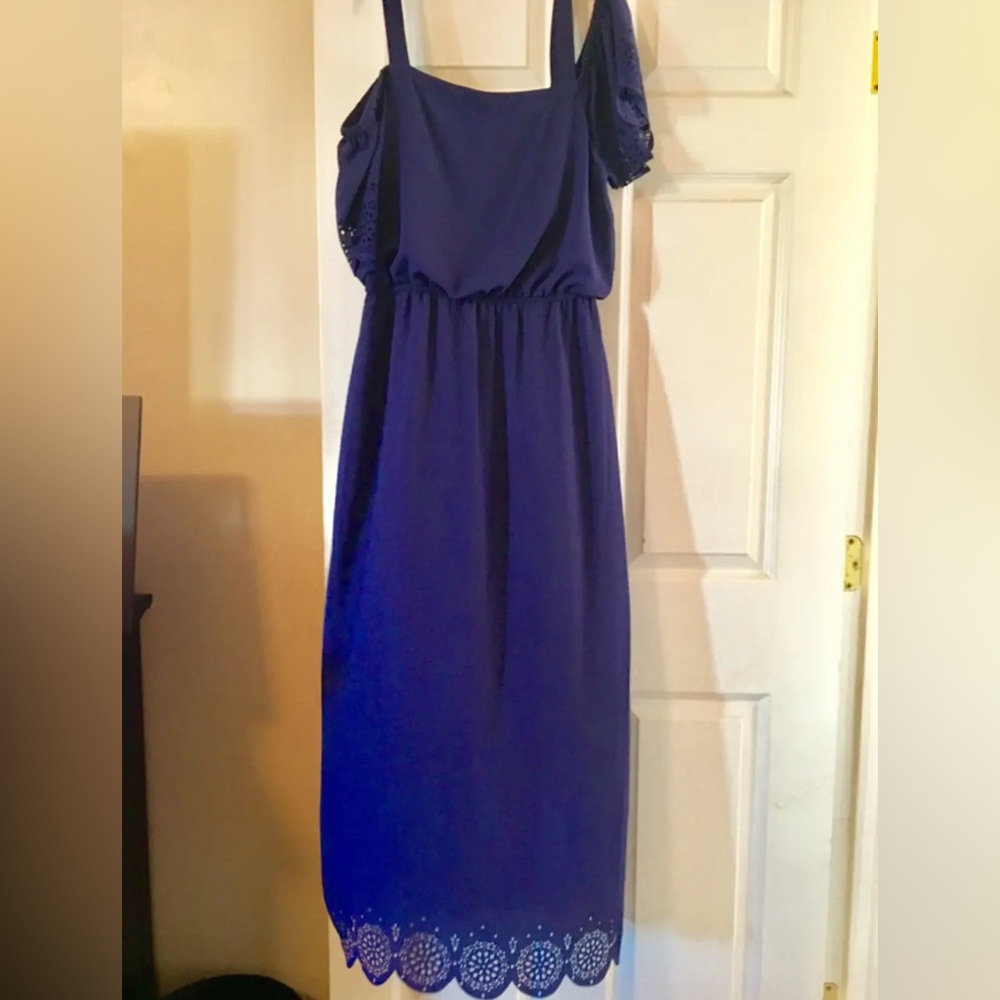 Elegant Blue Sleeveless Jumpsuit